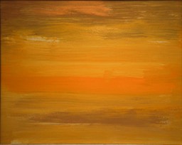 A Hot Glare Day 14X19 oil on plywood 2014